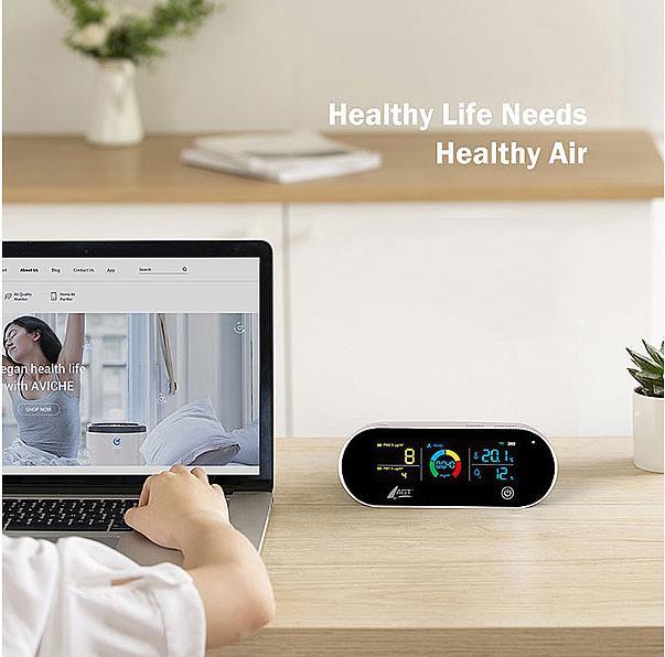 Actual product image AGT 5in1 Battery Air Quality Meter