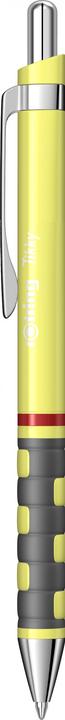 Actual product image Rotring 2042822 TIKKY Ballpoint Pen Neon Yellow (M, Blue) (Neon Yellow, 1 x)