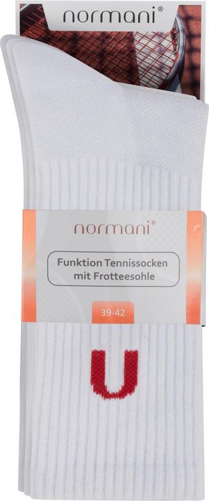 Immagine prodotto Normani 4 calze da tennis funzionali con suola in spugna - 9387 (confezione da 4, 47 - 50)