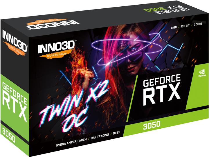 Produktbild Inno3D GeForce RTX 3050 Twin X2 OC (8 GB)