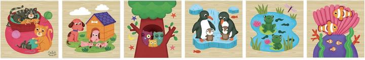 Image du produit Vilac Puzzle cubique "Animaux (9 pièces)