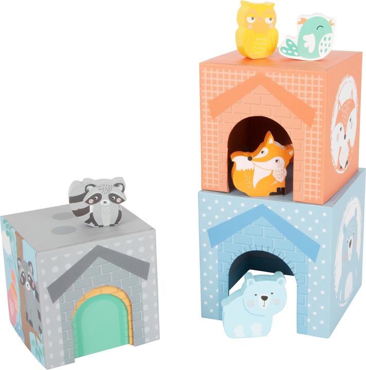 Image du produit small foot Cubes à empiler Pastel