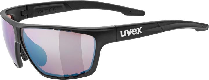 Uvex Sports Sportstyle 706 Colorvision (Noir mat-litemirror amber, Bleu)