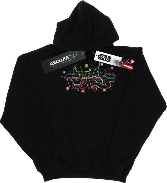 Star Wars Subway Map Logo Kapuzenpullover (M)