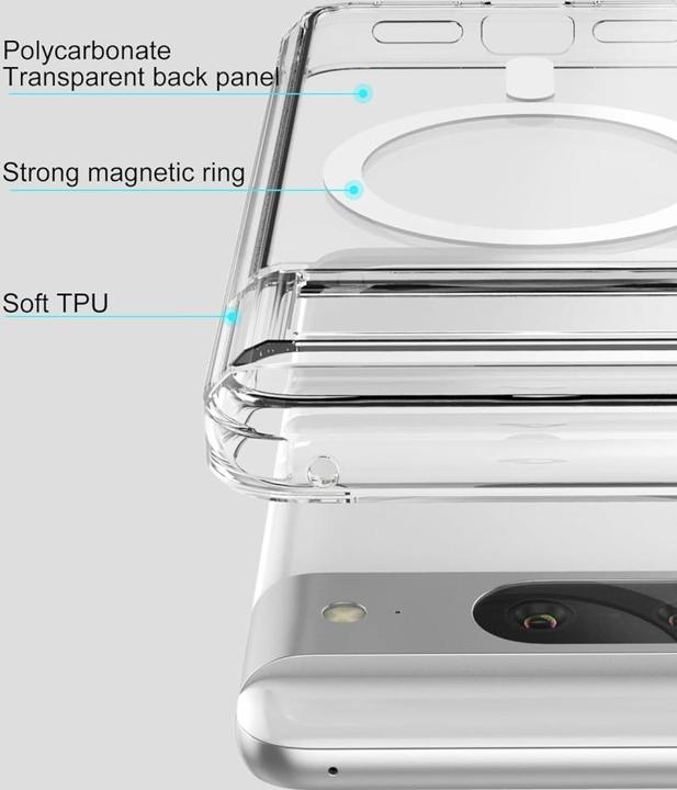 Produktbild Screenguard Magnetic Google Pixel 8 Clear Case MagSafe Hülle (Google Pixel 8)