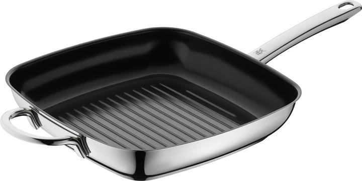 Produktbild WMF Edelstahlpfanne Grillpfanne 28cm Pfanne Induktion Durado beschichtet (28 cm, Grillpfanne, Edelstahl)