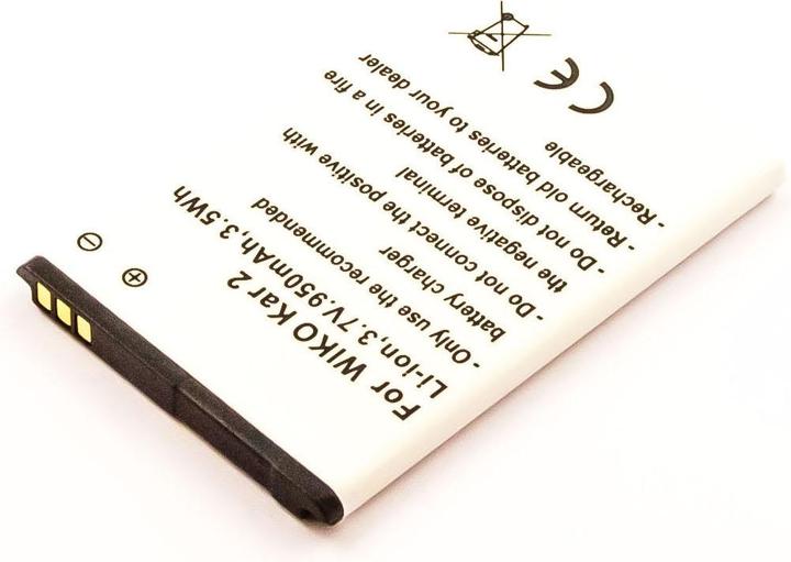 AGI Akku kompatibel mit Wiko Kar 2 - Akku - 950 mAh