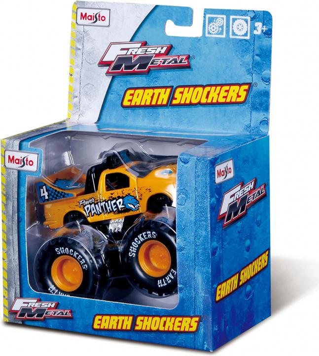 Actual product image Maisto Earth Shockers with pullback motor assorted