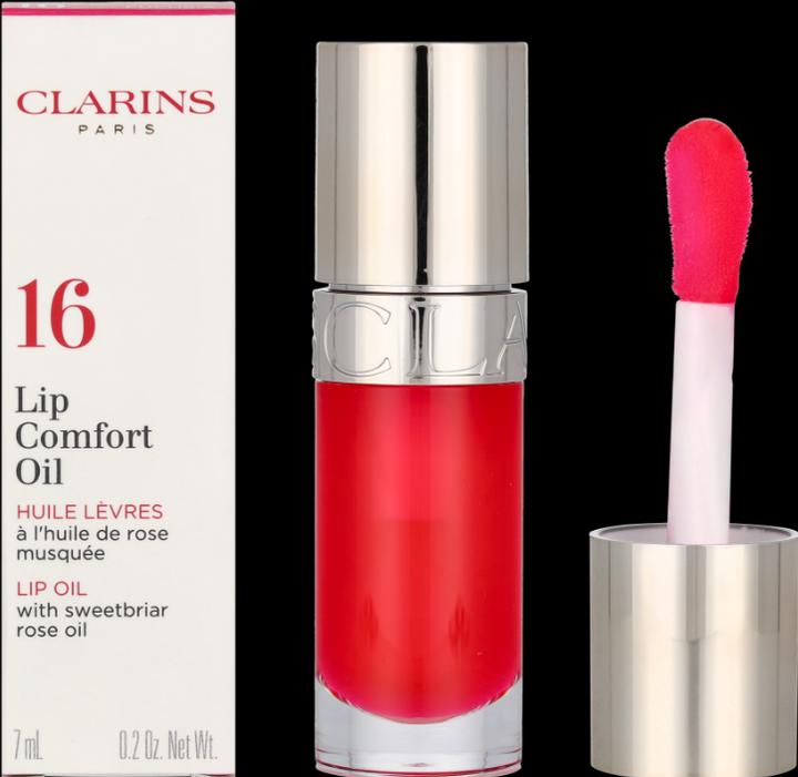Actual product image Clarins Lip Comfort Oil (#16 Fuchsia)