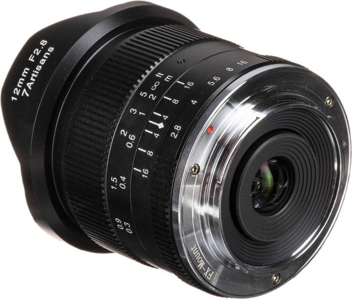 Actual product image 7artisans 12mm F2.8 Fuji X (Fujifilm X, APS-C / DX)