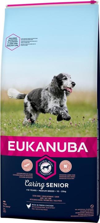 Eukanuba Caring Senior Moyenne Race 15 kg (Adulte, 15000 g)