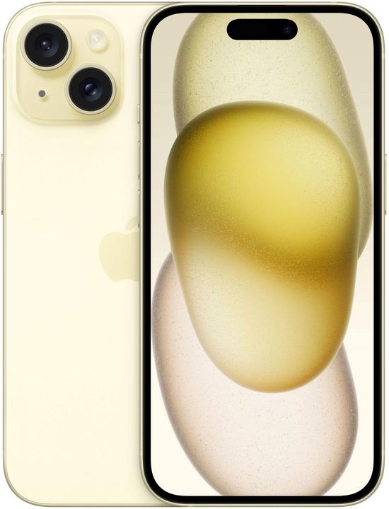 Produktbild Apple iPhone 15 (512 GB, Yellow, 6.10", SIM + eSIM, 48 Mpx, 5G)
