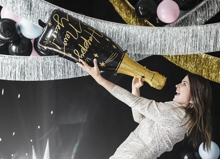 Image du produit Partydeco Ballon en alu - Bouteille Happy New Year