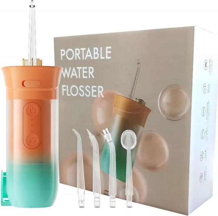 Produktbild OEM Consumer electronics Electric oral irrigator 200 ml 4 tips RC-K-563 orange