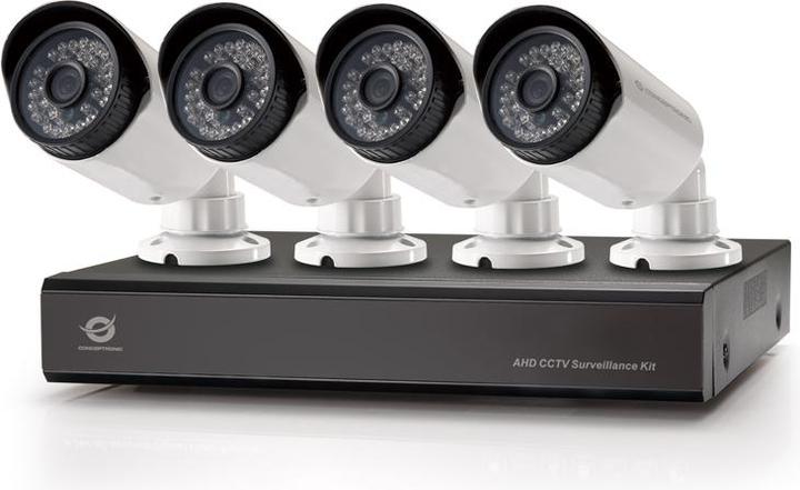 Conceptronic C8CHCCTVKITD 8-Channel AHD CCTV Surveillance Kit (1280 x 720 Pixels)