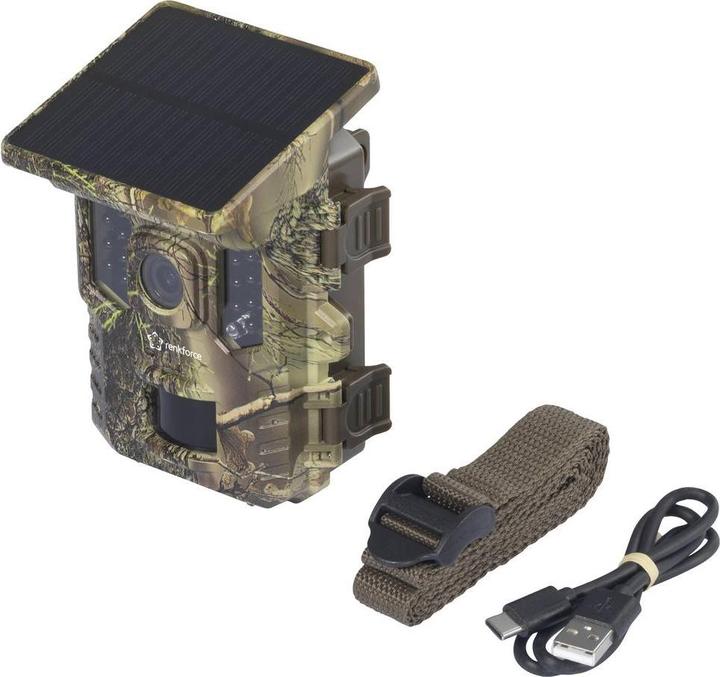 Image du produit Renkforce RF-HC-800 Wildkamera 32 Megapixel WLAN, inkl. Solarladegerät mit Li-Io