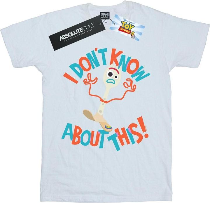 Actual product image Disney Boys Toy Story 4 Forky I Dont Know About This T-Shirt (116)