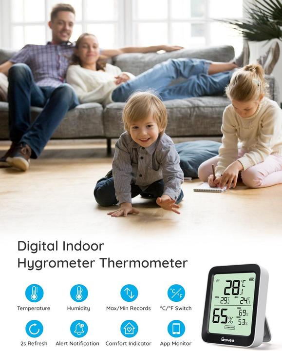 Immagine prodotto Govee Termometro Igrometro Bluetooth con schermo