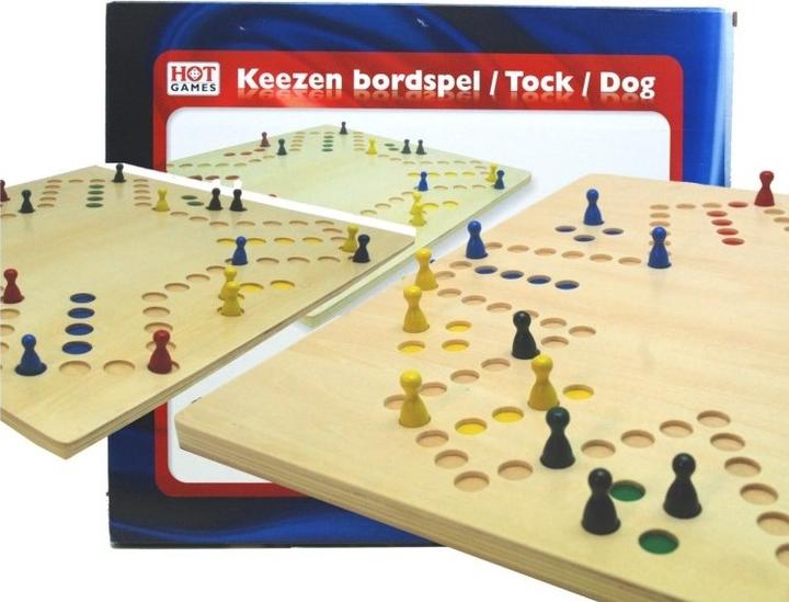 Image du produit Hot Toys HOT Games Houten Keezen Bordspel 4-6 personnes (Allemand, Néerlandais, Anglais, Français)