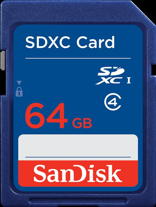 Actual product image SanDisk Standard Memory Card (64 GB, SDXC, UHS-I)