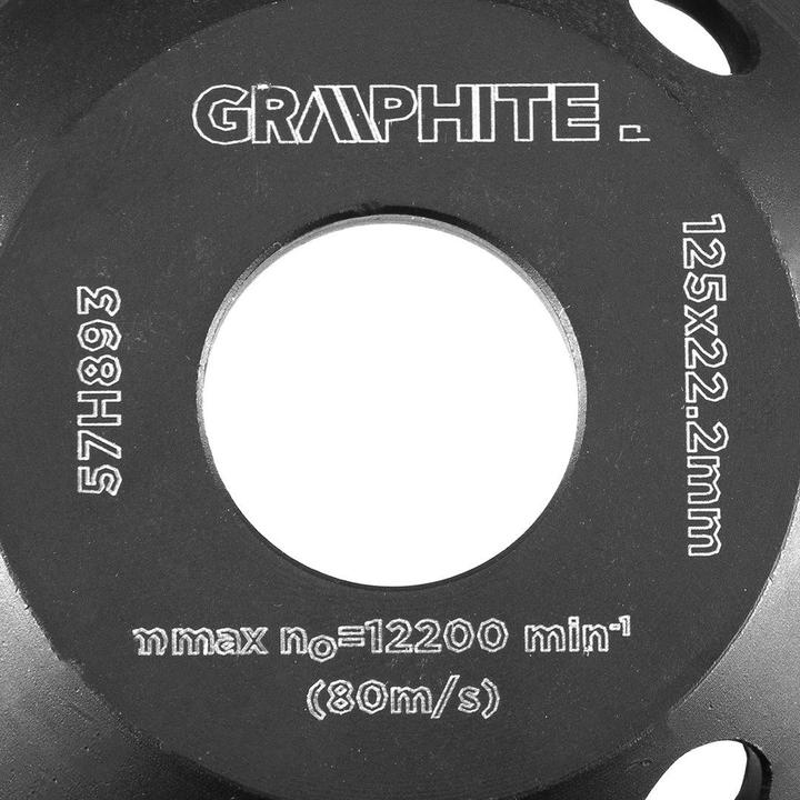 Produktbild Graphite diamond wheel (125 x 22.2 x 5 mm diamond grinding wheel, L segment)