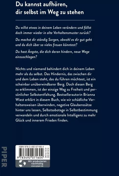 Actual product image The Mountain Is You (German, Brianna Wiest, Renate Grasstat, 2022)