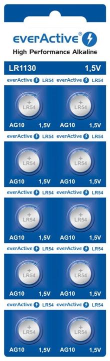 Produktbild Everactive LR1130 (LR54) - 10 Knopfzellen (10 Stk., AG10, 65 mAh)