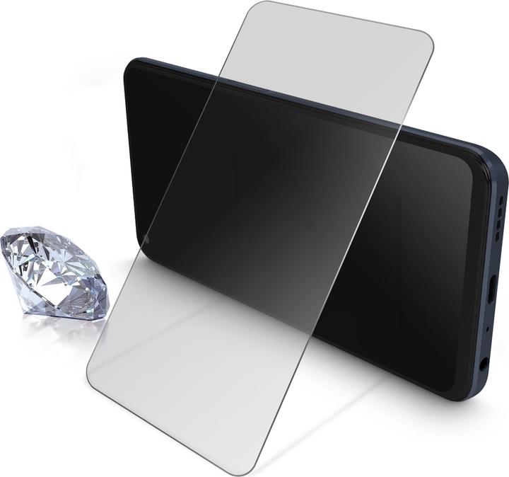 Actual product image Avizar 9H hardness glass screen protector film (1 Piece, Realme 9 4G)