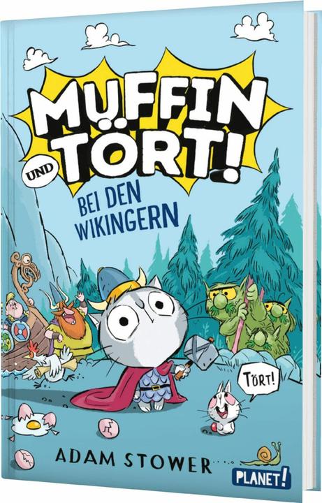Produktbild Planet Muffin und Tört! 1: Bei den Wikingern (Deutsch, Leena Flegler, Adam Stower, 2025)