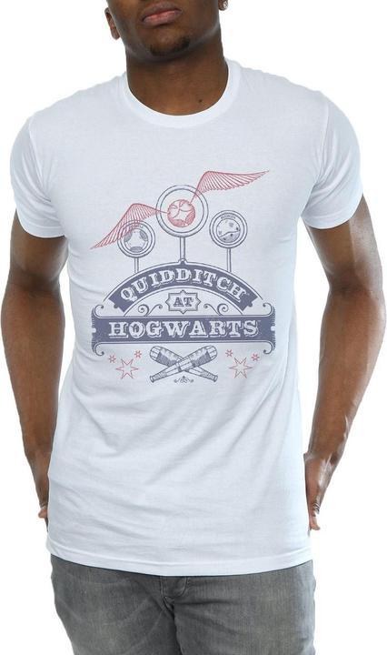 Actual product image Mens Quidditch At Hogwarts T-Shirt (S)