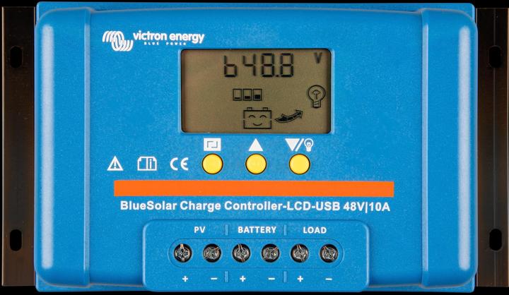 Immagine prodotto Victron Energy Blue-Solar PWM-LCD&USB Charge Controller PWM 12 V, 24 V, 48V 30A