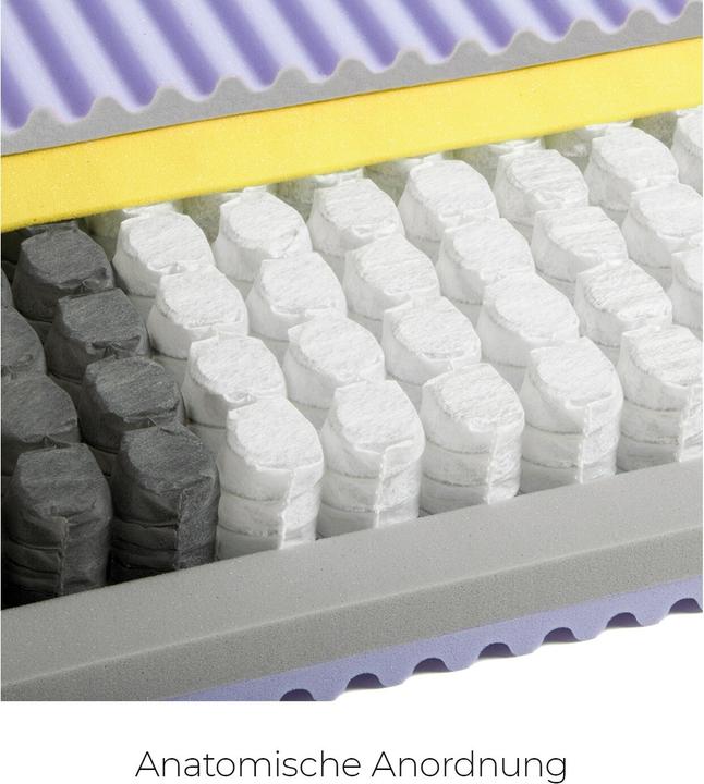 Actual product image Sleepwell24 lugano allergy sufferers (180 x 200 cm, Spring core)