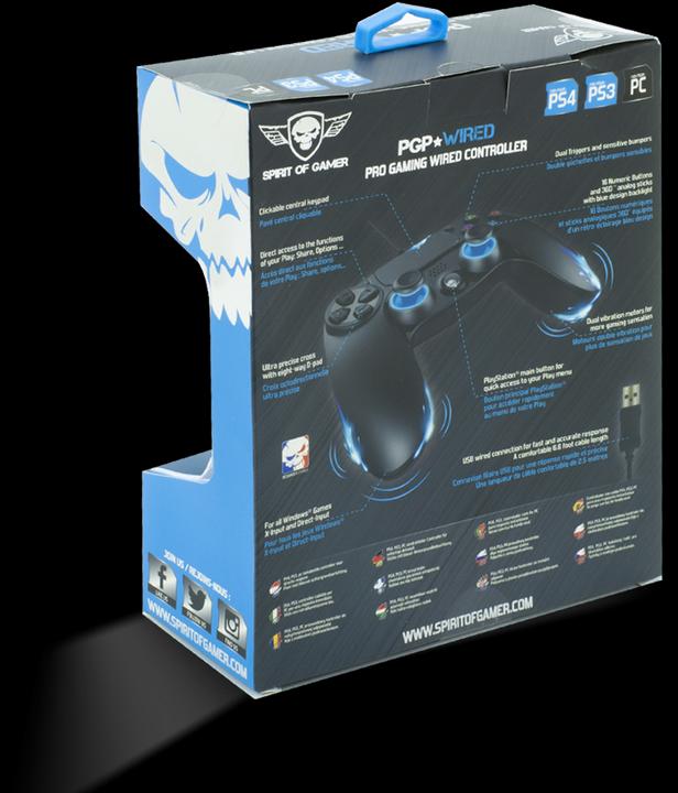 Image du produit Spirit Of Gamer Fil de fer (PS4)