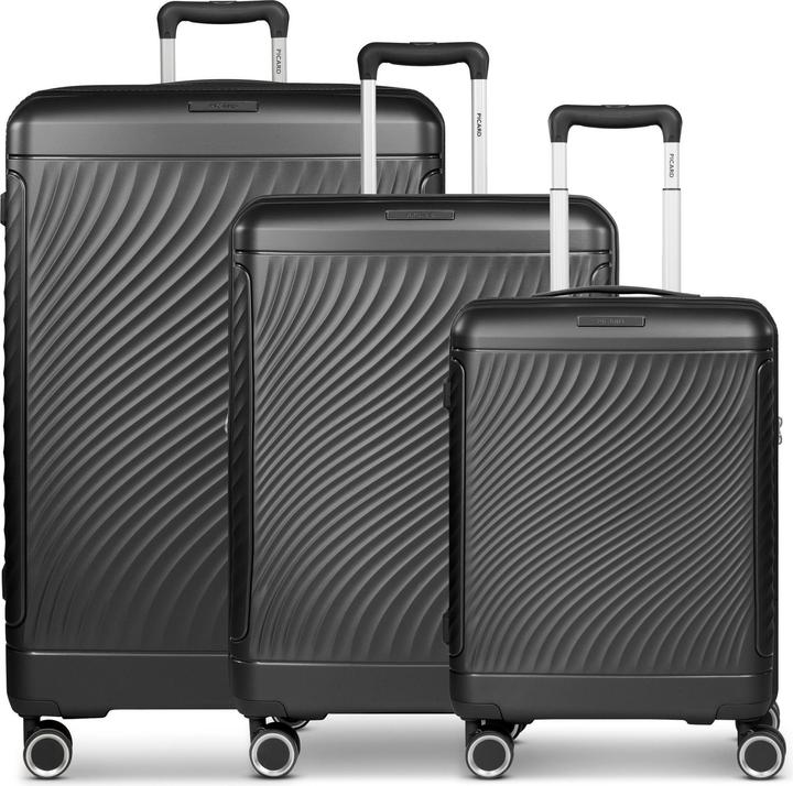 Picard Vienna 4-wheel suitcase set 3-piece with stretch fold (195 l, XL (from 140l))