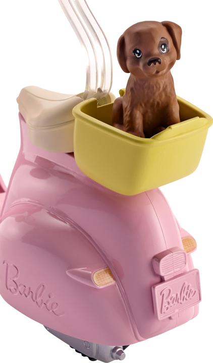 Image du produit Barbie Scooter et Petit Chien - Poupée Mannequin - 3 ans et +