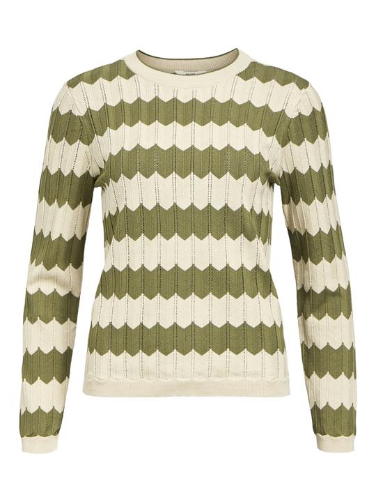 Object Gestreifter Strickpullover (XL)