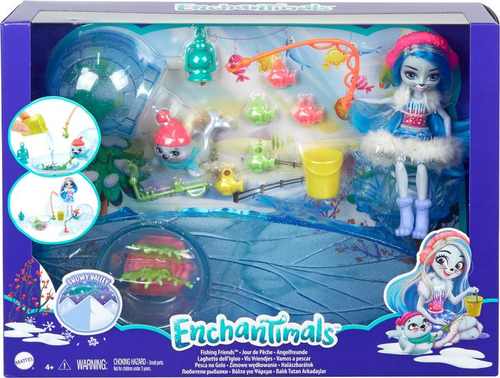 Actual product image Enchantimals Fishing Friends With Sashay Seal & Blubber Dolls