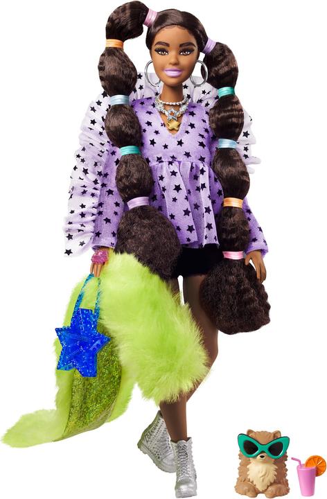 Actual product image Barbie with ponytail and hair bows