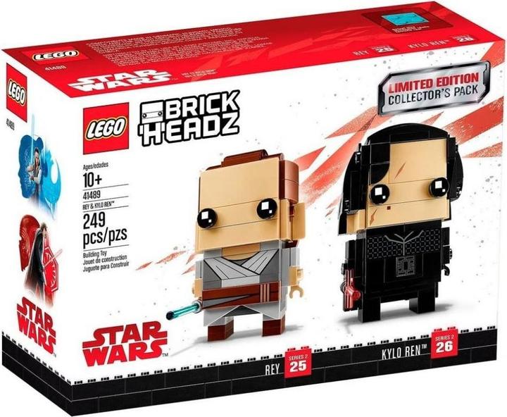 Immagine prodotto LEGO Brickheadz Star Wars Rey e Kylo Ren (41489, LEGO Brickheadz)