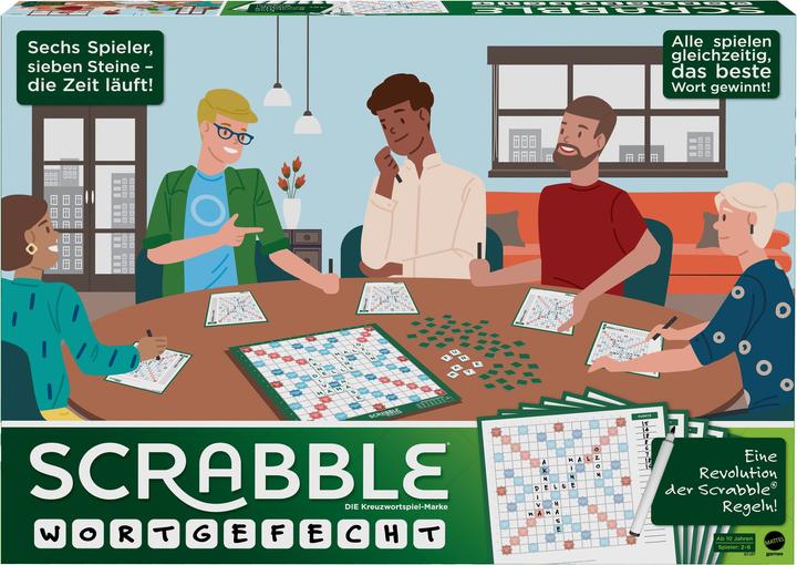 Actual product image Mattel Games Scrabble Duplicate (German)