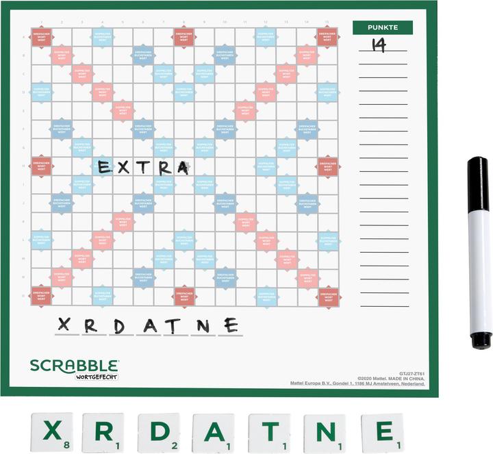 Actual product image Mattel Games Scrabble Duplicate (German)