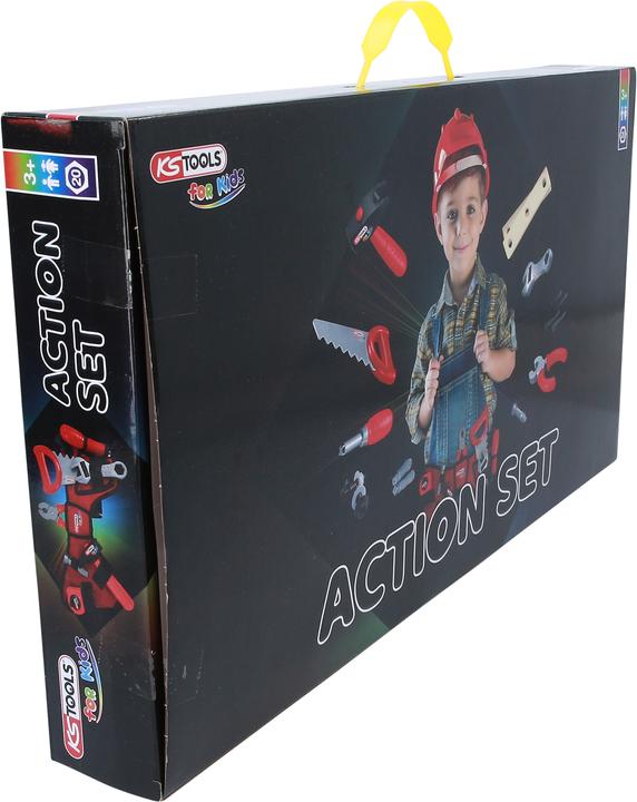 Immagine prodotto KS Tools Set di attrezzi con cintura per bambini, 20 pezzi.