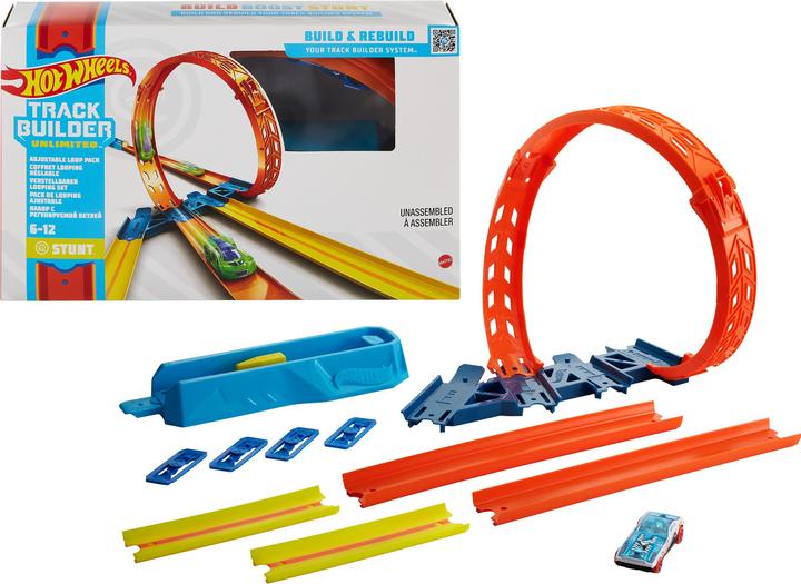 Produktbild Hot Wheels Track Builder Unlimited Verstellbarer Looping