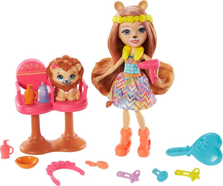 Produktbild Enchantimals Friseursalon Spielset mit Lacey Lion