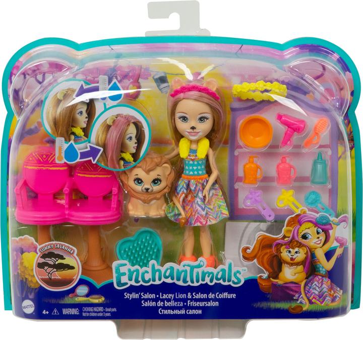 Produktbild Enchantimals Friseursalon Spielset mit Lacey Lion