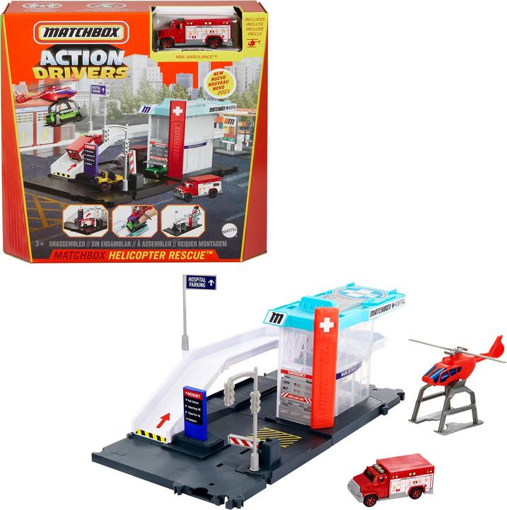 Produktbild Matchbox Notrettung Spielset