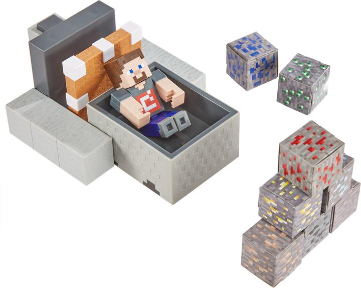 Image du produit Minecraft Coffret Wagonnet - Figurines - Dès 6 ans