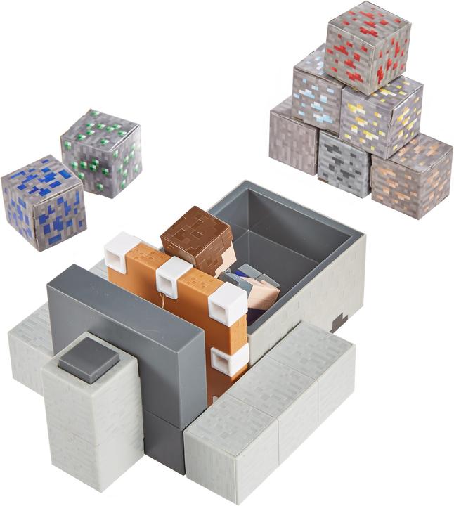 Image du produit Minecraft Coffret Wagonnet - Figurines - Dès 6 ans