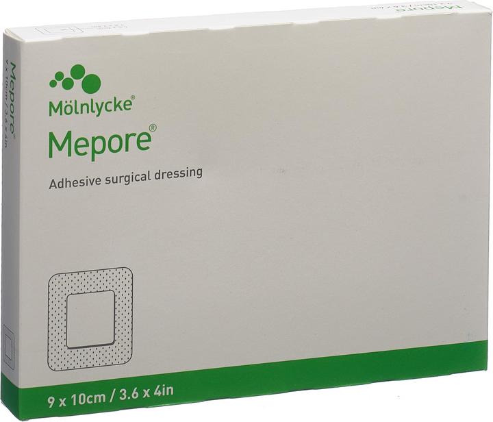 Actual product image Mepore Wundverband 10x9cm Wundkissen 4.5x6cm (5 x)
