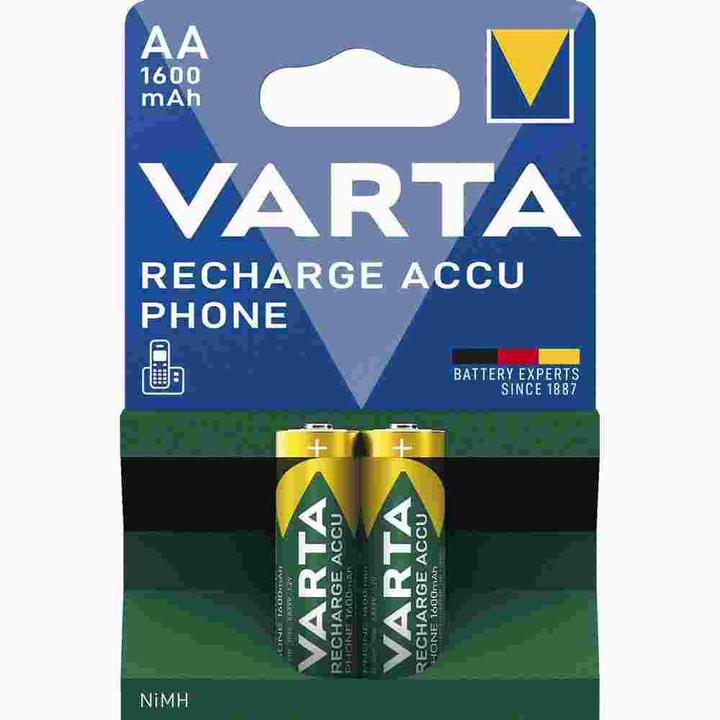 Produktbild Varta Recharge Accu Phone (2 Stk., AA, 1600 mAh)
